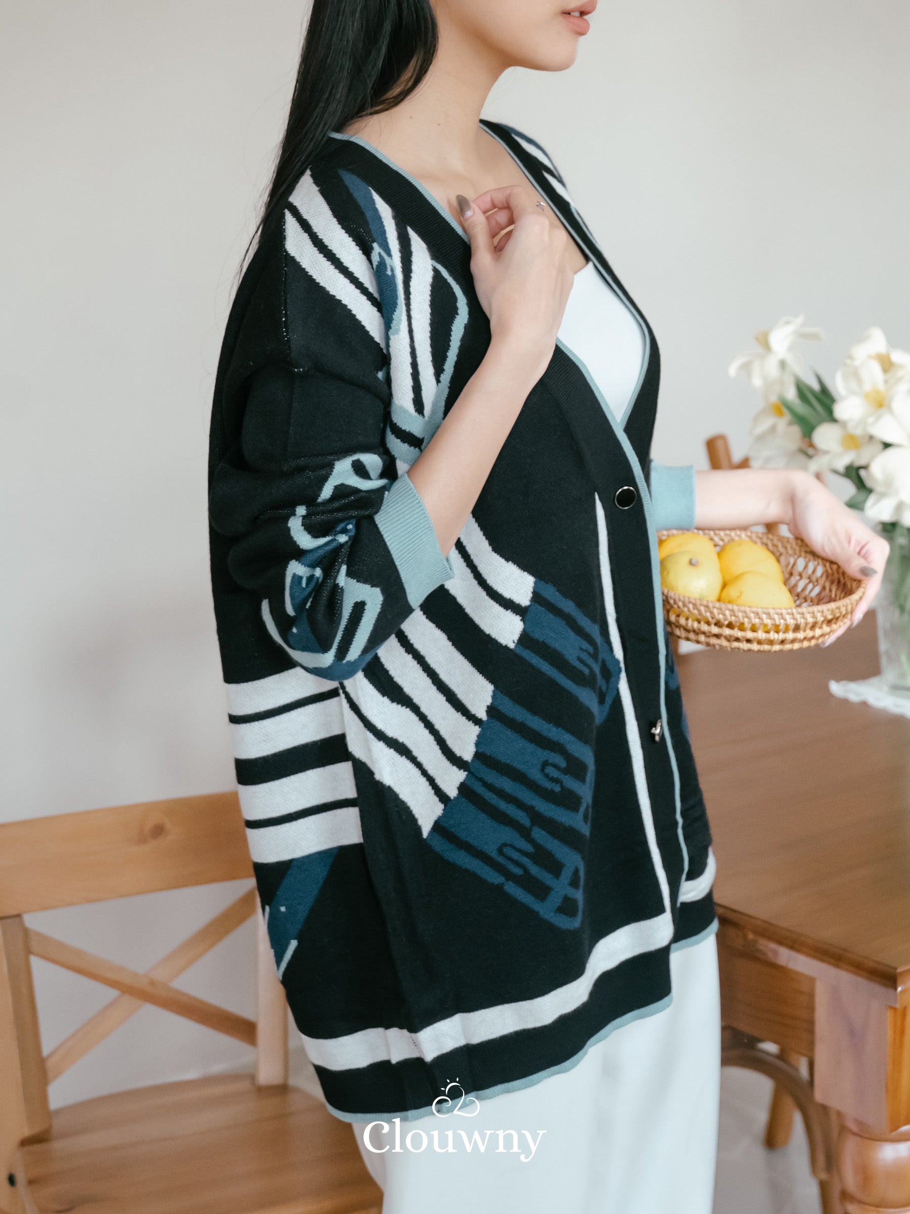 Piere Knit Cardigan - Black